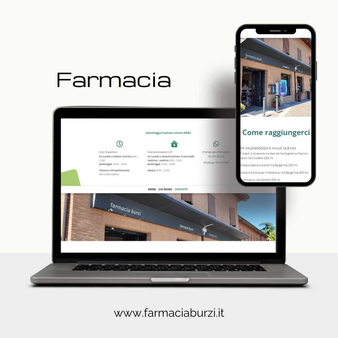 Sito web farmacia Sito web per farmacia.